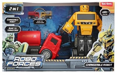 Toi Toys ROBOFORCES een klik veranderrobot met frictie