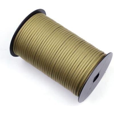 650 Paracorde militaire 9 brins 4mm, cordon de Parachute tactique, accessoires de Camping, bricolage, tissage, équipement de survie en plein air, corde de tente 50M