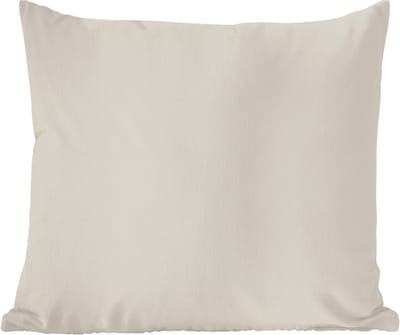 Kussen - Grijs - Licht - Effen - Interieur - Sierkussen - 60x60 cm - Sierkussens - Kussens voor binnen - Kendal - Kussens woonkamer