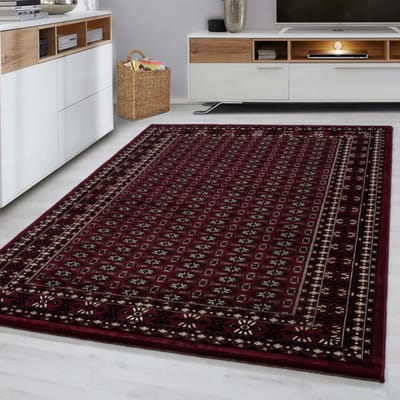 Marrakesh Gabbeh Oosters Vloerkleed Rood – Laagpolig Tapijt- 240x340CM