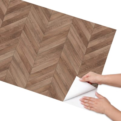 Coloray Meubel Wrap Folie - Bruin Meubelfolie - 65x130 cm - Meubel Wrap Folie Houtpatroon - Plakfolie Meubels - Klassiek Meubelfolie - Decoratiefolie Zelfklevend - Slaapkamer decoratie - Texturen