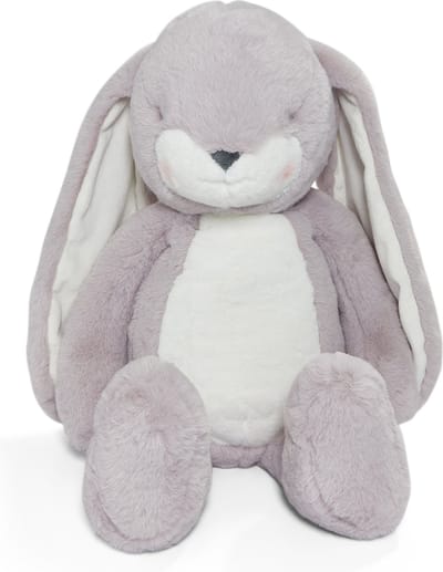 Bunnies By The Bay Floppy Nibble Konijn - Knuffeldier - Knuffel voor kinderen - Geborduurde details - Lila - 52 cm