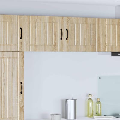 vidaXL - Wandkast - LUCCA - Sonoma - Eiken - 50 - x - 31 - x - 40 - cm - Bewerkt - hout
