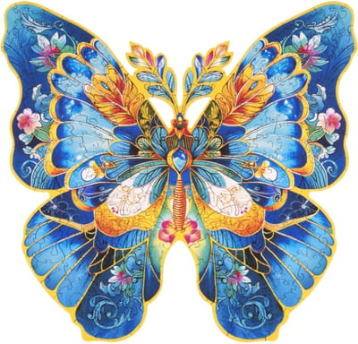Robotime Morpho Helena Puzzel - TA003 - Rowood Puzzle Paradise - Puzzelen - Hobby – Cadeautip - Vlinder