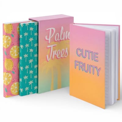 Dailygoody - Set van 3 notitieboekjes - Gelinieerd - Hardcover