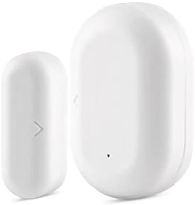 Draadloze Magneet Sensor - Deur Raam Melder - Inbraak Preventie - App Meldingen - Compact Formaat - Wit