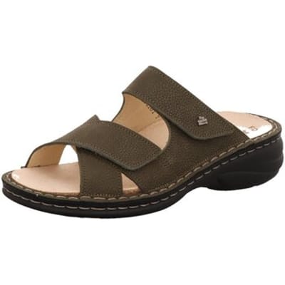 Finn Comfort 02622-390223 Melrose - Damespantoffels - Olijfgroen