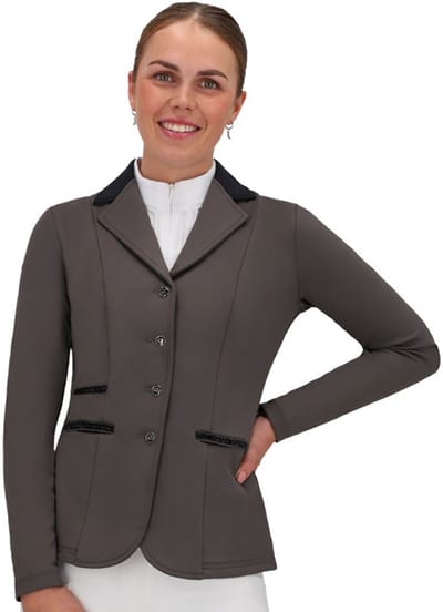 QHP Wedstrijdjas Juliet Antraciet - 38