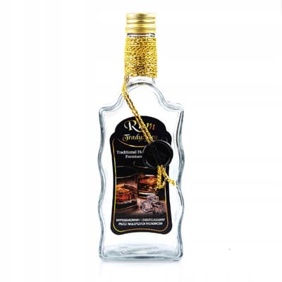 Bimberek - Decoratieve Fles - 500ml - Sterk Glas - Traditionele Rum