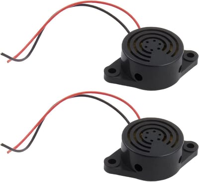 Zoemalarm met hoge decibel - Elektronische pieptoon 2 stuks voor 3-24V toepassingen