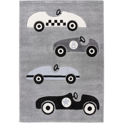 Muratap Kindervloerkleed happy cars – zacht vloerkleed – speelkleed voor kinderkamer –