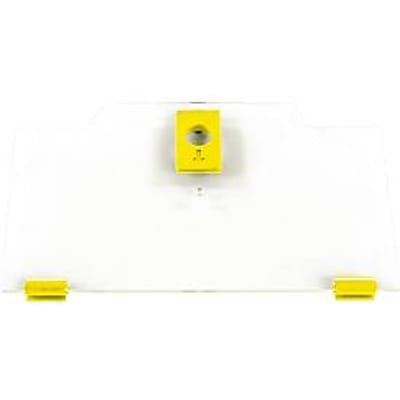 Schäfer Shop Pure Cover hoog voor Eurobox-serie Economy 400 x 300 met open voorkant, kunststof, geel