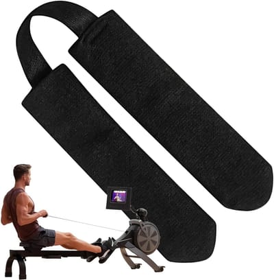 Roeihendel Hoezen - Grip Beschermers - Comfortabel Trainen - Zweetabsorberend Katoen - 3 x 8 x 3 cm - Zwart