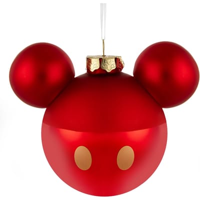 BLOWN GLASS MICKEY MOUSE