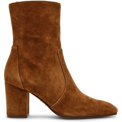 Steve Madden Crossbar Booties Chestnut Suede Taglia: 36 | Stivali Outlet | Donna | Marrone
