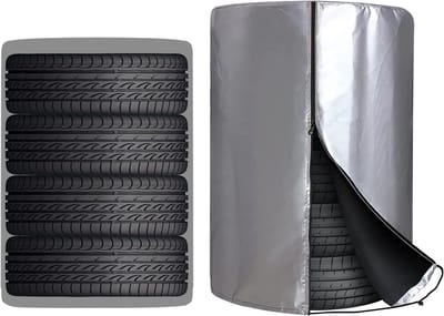 Waterdichte en stofdichte bandenhoes voor seizoensbanden, geschikt voor 18-22 inch, 210D Oxford materiaal, 31.5 x 46 IN (80 x 117 cm)