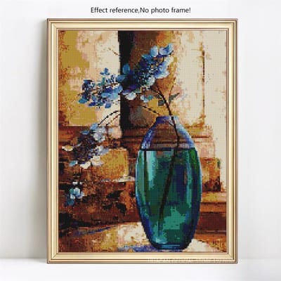 5D DIY foto van strass mozaïek diamant schilderij bloem volledige ronde kruissteek 20X30CM beige