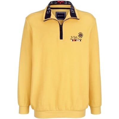 Babista herren Sweatshirt - 48/50 - geel - Plus Size