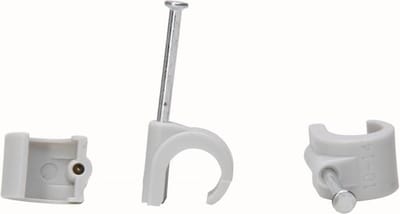 Kopp spijkerclip XmvK 10-14 mm grijs 25 stuks