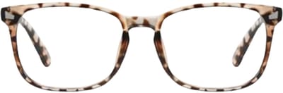 XYZ Eyewear Leesbril Zebraprint +1.00 - Dames - Heren - Leesbrillen - Trendy - Lees bril - Leesbril met sterkte - Voordeel - Stijlvol - Met sterkte +1.00