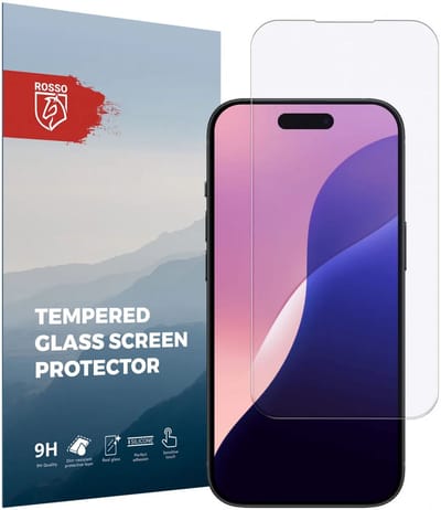 Rosso Screen Protector Geschikt voor Apple iPhone 16 Pro | 9H Tempered Glass | Glasplaatje | Beschermlaag | Beschermglas | 9H Hardheid