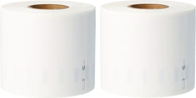 Dappaz - 2 stuks Dymo Compatible Labels 99014 Wit - 101 x 54 mm - 220 labels per Rol - S0722430 Geschikt voor Dymo Labelwriter - Verzendetiketten - Adresetiketten