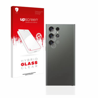 upscreen - Screenprotector voor Samsung Galaxy S23 Ultra (ALLEEN Camera Lens) - Folie Beschermfolie Beschermglas transparant