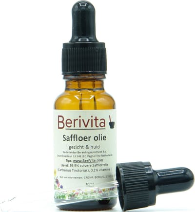 Saffloerolie, Distelolie Puur 20ml Pipet - Huidolie en Gezichtsolie - Safflower Seeds Oil