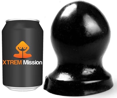 Gangbangster - Mission Snowball - Buttplug - 12 x 10 cm - PVC - Zwart