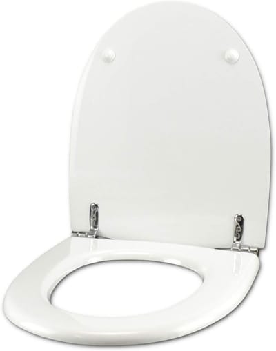 Houten Toilzetbril met Polyester Coating en Chroom Scharnier - Normale of Softclose Sluiting