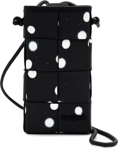 Desigual Telefoontasje New Splatter Bruna Phone Bag Black Zwart