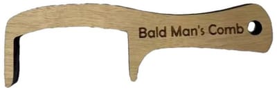 Kam voor kale mannen - Grappige kam - Kale mannen kam - Hout - Geintje - 17CM - Nepkam - CHPN
