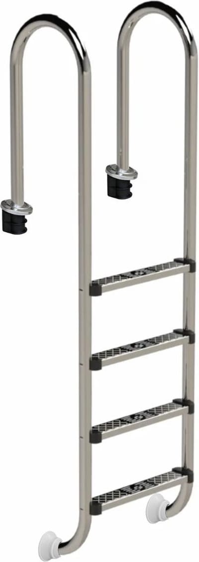 W'eau Muro RVS zwembadtrap 4 treden - AISI 304