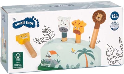 Small Foot - Wooden Animal Shape Game Safari FSC