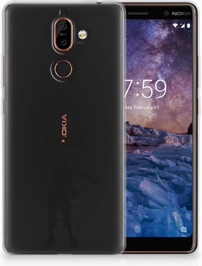 Nokia 7 Plus Telefoonhoesje met Naam Floss