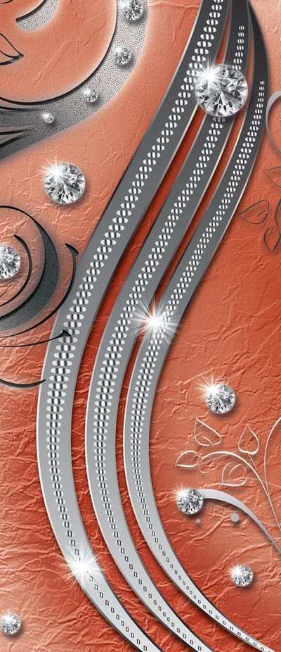 Pattern Abstract Ornament Leaves Photo Wallcovering