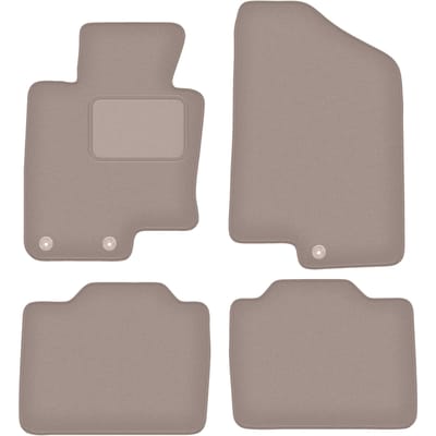 Beige veloursmatten voor: Kia Optima III TF sedan (2010-2015)