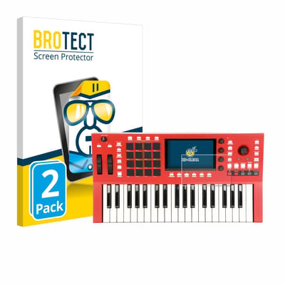 BROTECT - Screenprotector voor Akai Professional MPC Key 37 - Folie Beschermfolie transparant 2 Stuks