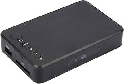 Full HD Mediaspeler - Videospeler 1080P - Films Kijken - Kleinste High-Definition - Compact - Zwart