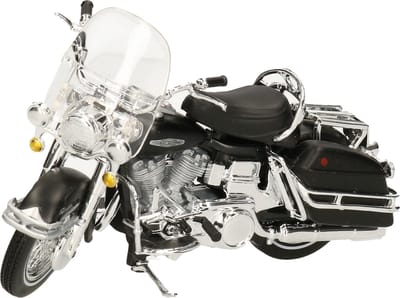Maisto Modelmotor - Harley Davidson - FLH Electra Glide - 1966 - zwart - schaal 1:18 - schaalmodel motor