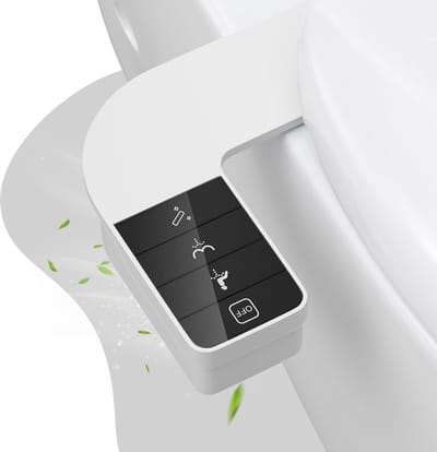 Bidet - Manueel Bidet Toiletbril - Toilet bidet - Met 2 sproeikoppen- Bidet installatie - Zelfreinigende bidetsproeier - drie standen - instelbare waterdruk - Toiletbidet accessoires - niet-elektrisch - eenvoudige installatie - ultradun