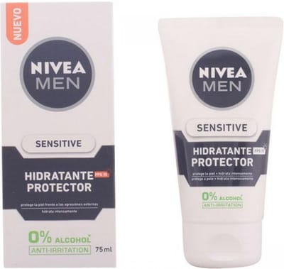 Mannen Gevoelige Hydraterende Bescherming 0% Alcohol Spf15 75 ml