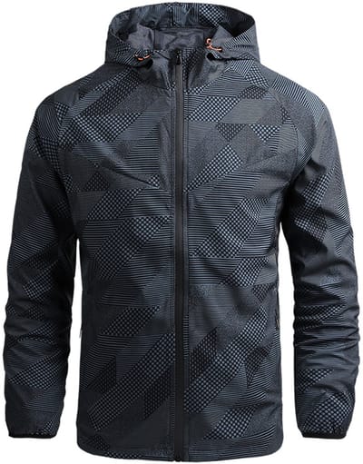 YOUTHUP Jack - Tweekleurig en Jacquard Outdoorjas - L