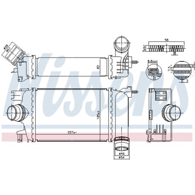 Intercooler NISSENS 961526