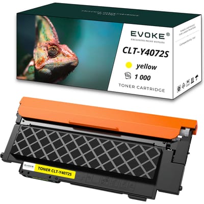 Evoke Compatibele Toner voor Samsung Clt-Y4072S Clty4072S Clt-Y4092S Clty4092S Geel 1000 Pagina's Clp-320 Clp-325 Clx-3180 Clx-3185