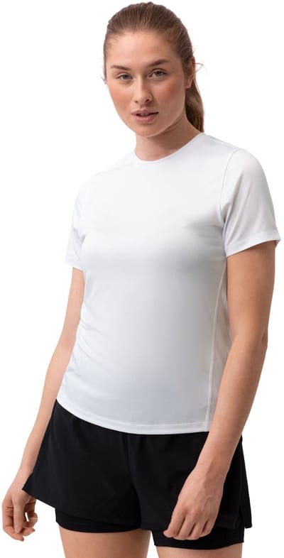 DANISH ENDURANCE Sport T-Shirt - Workout & Sport Top - Lichtgewicht - Ronde Hals - voor Vrouwen - Wit - Maat S