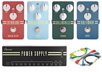Hartwood Blues Gitaar Effecten Pedaal Pack