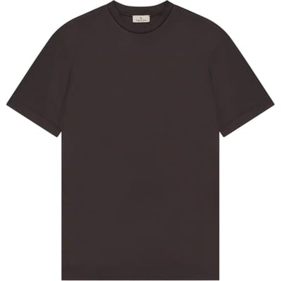 Valenza Interlock Supima T-shirts Donkergrijs 1001