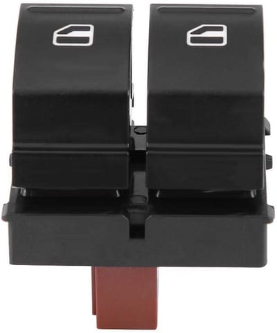 Dailygoody - Raamregelaar Schakelaar voor Skoda Octavia, Fabia 2, Yeti en Roomster - 1Z0959858
