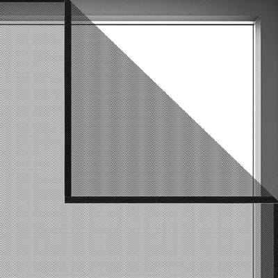 Zelfklevend insectenhor - 150×200 cm - Met klittenband - Nylon - Opvouwbaar - Op maat te knippen - Eenvoudig in gebruik - Geschikt voor diverse ramen - Zwart
